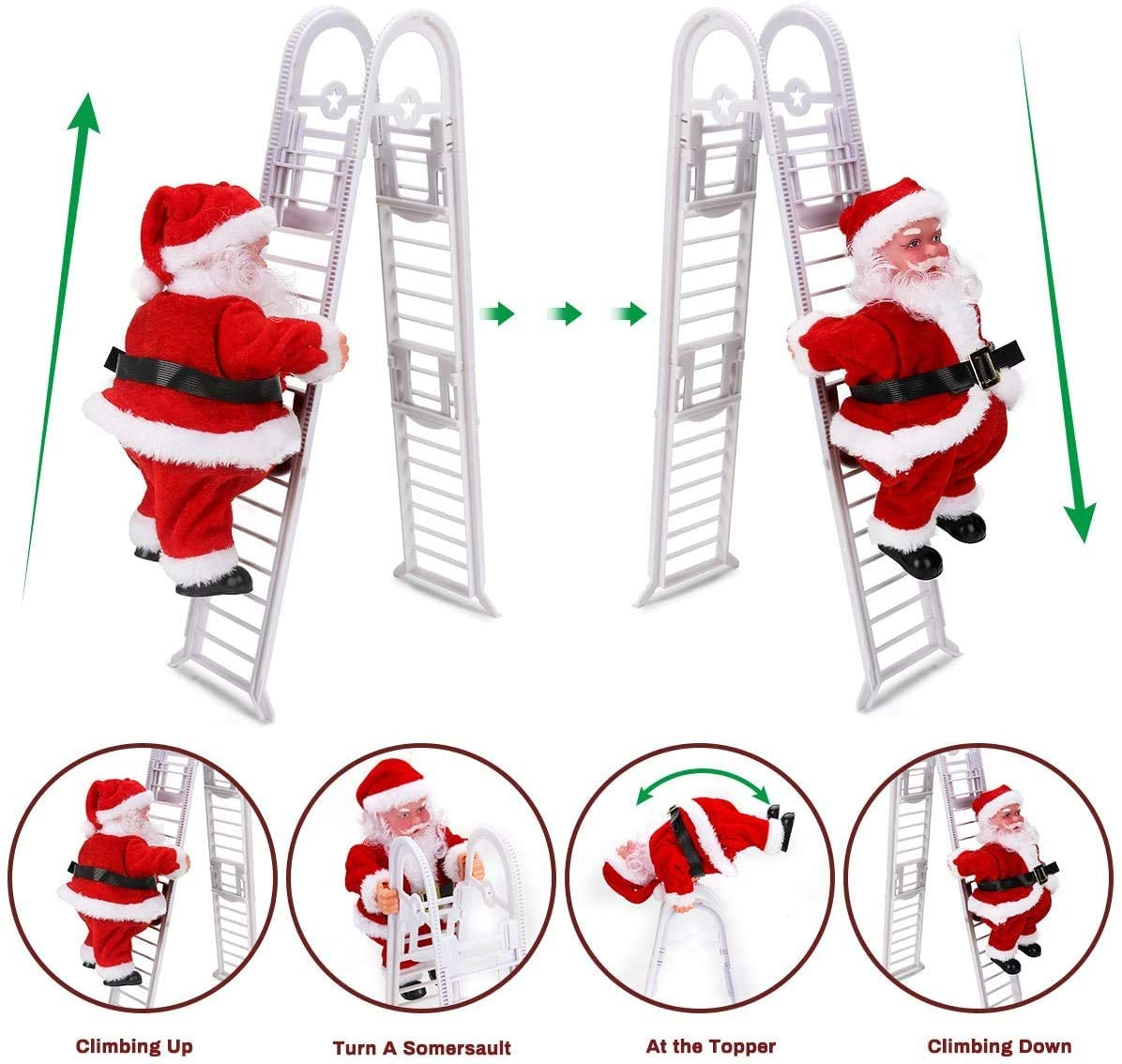 BowLift | Electric Christmas Santa Claus Decor Toys