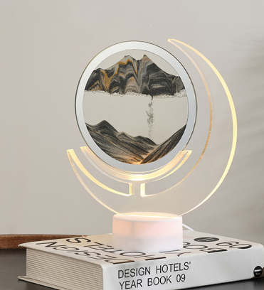 BowLift | Sand Serenity Moon Shape Night Light