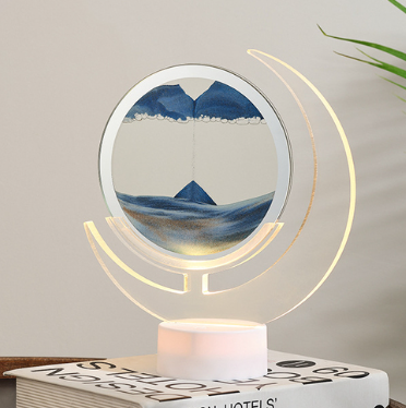 BowLift | Sand Serenity Moon Shape Night Light
