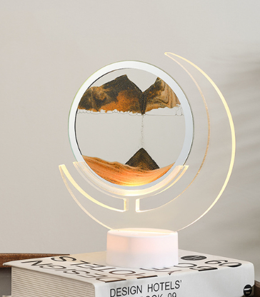 BowLift | Sand Serenity Moon Shape Night Light