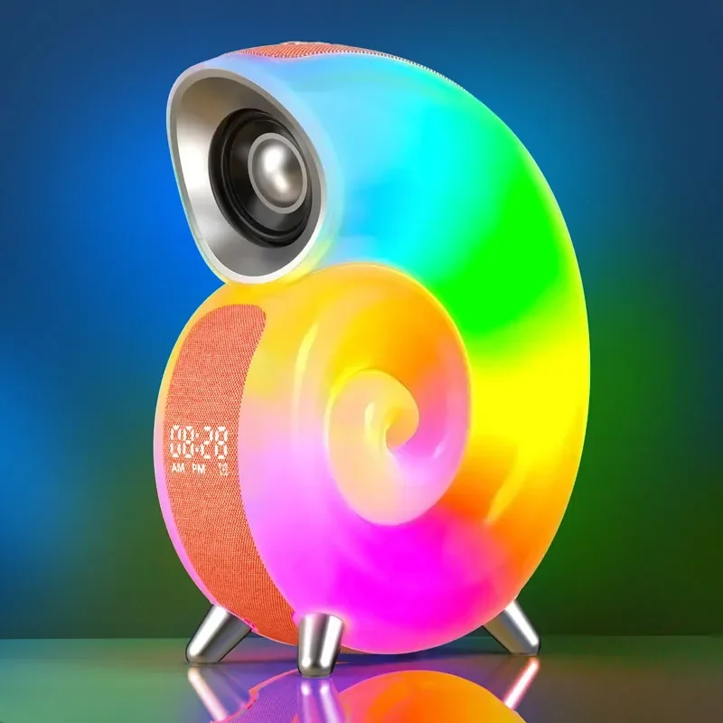 BowLift | Colorful Sea Shell LED Bluetooth Smart Speaker