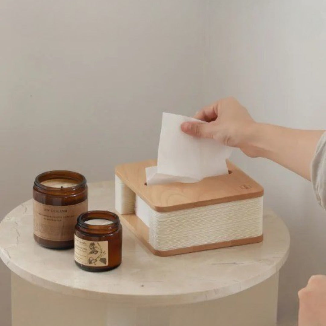 BowLift | Accordion Paper Retractable Nordic Tissue Box
