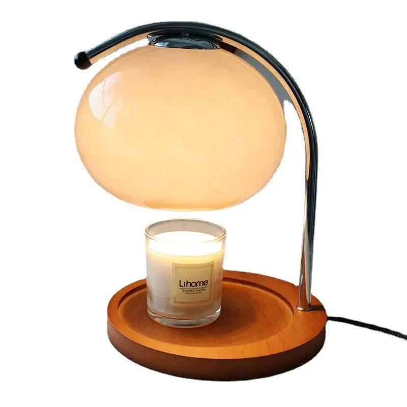 BowLift | Glass table lamp in retro style with stand