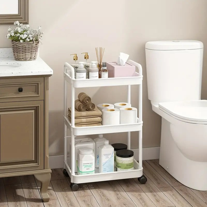 BowLift | 3-Tier Multifunctional Rolling Cart with Wheels