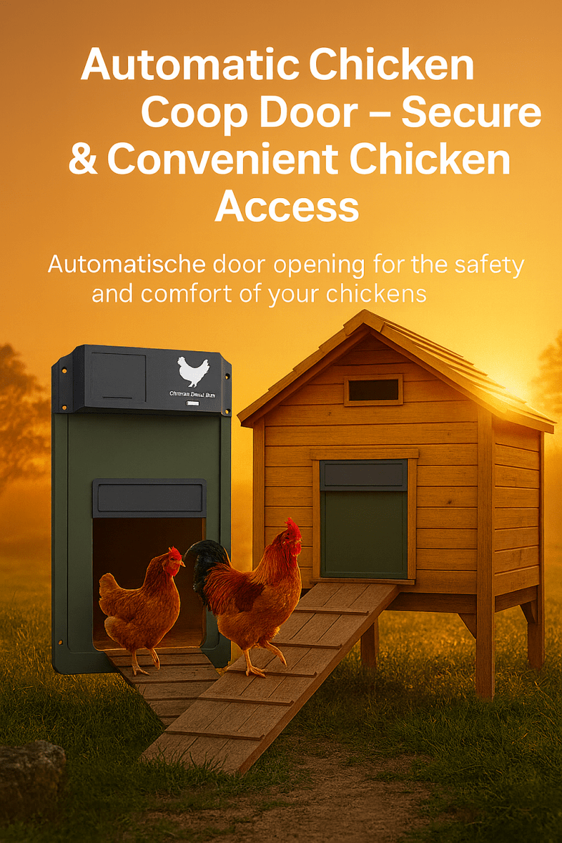 BowLift | ROOSTSECURE – Automatic Chicken Coop Door with Light Sensor & Weather Protection