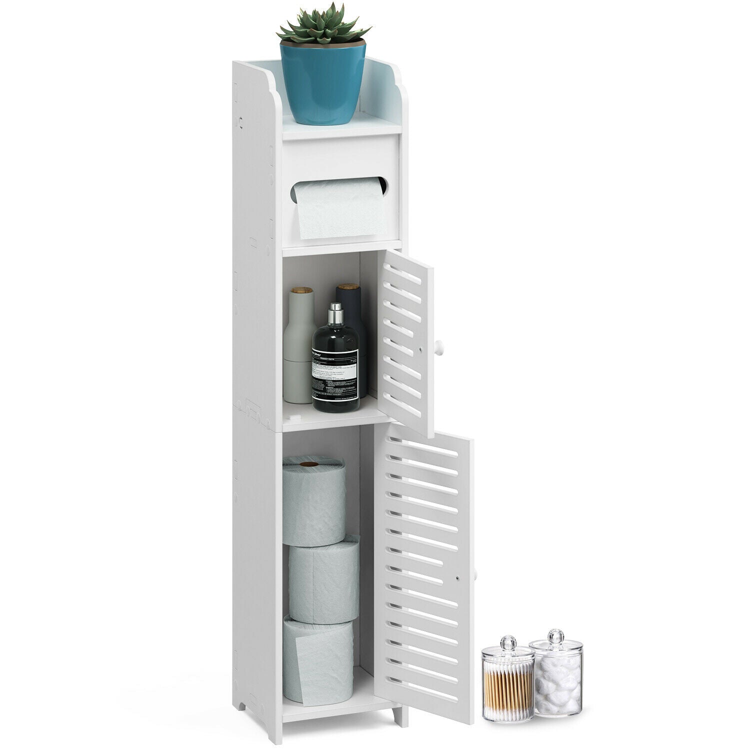 BowLift | Bathroom Storage Floor Cabinet