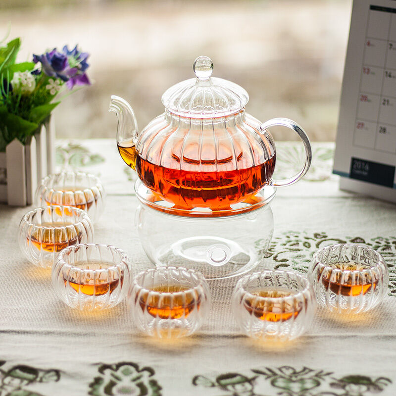 BowLift | Crystal Clear Glass Teapot Set