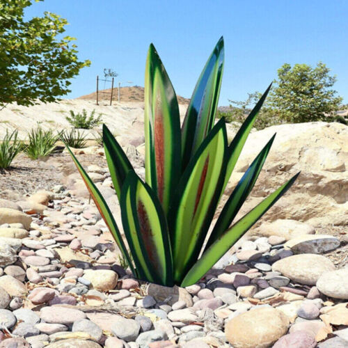 BowLift | Eternal Agave – Handcrafted Rust-Proof Metal Garden Sculpture for Indoor & Outdoor Decor