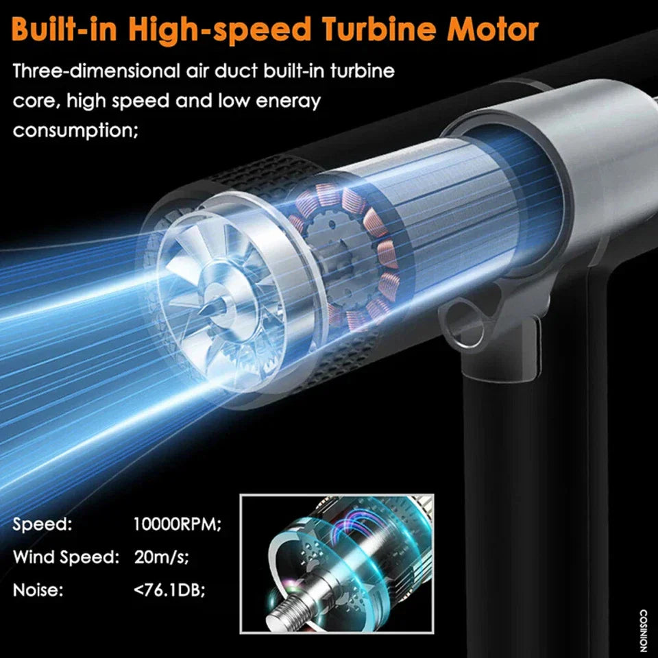 BowLift | Professional Ionic Hair Dryer | 700W, Ceramic Technology & Adjustable Speeds for Frizz-Free, Shiny Hair at Home