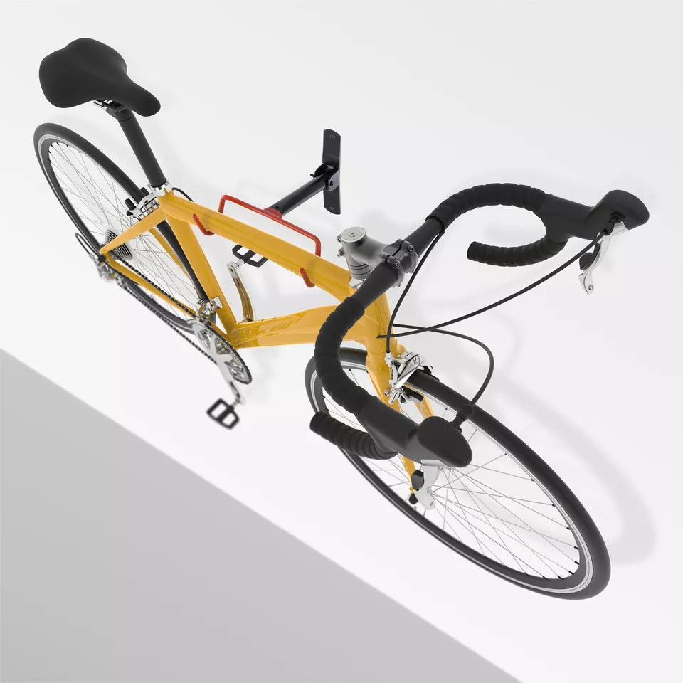 BowLift | Folding Bike Wall Hook – Space-Saving Bike Hook with Protective Hooks