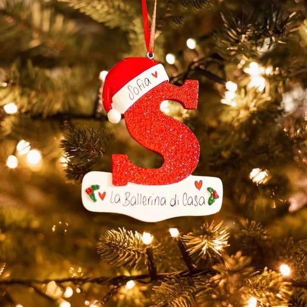 BowLift | Personalized Christmas 24 Letters Ornaments