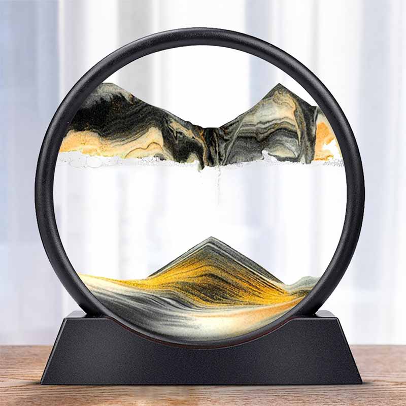 BowLift | 3D Hourglass Sand Timer - Decorative Hourglass for Home Decor, Office Desk, and Gift Ideas