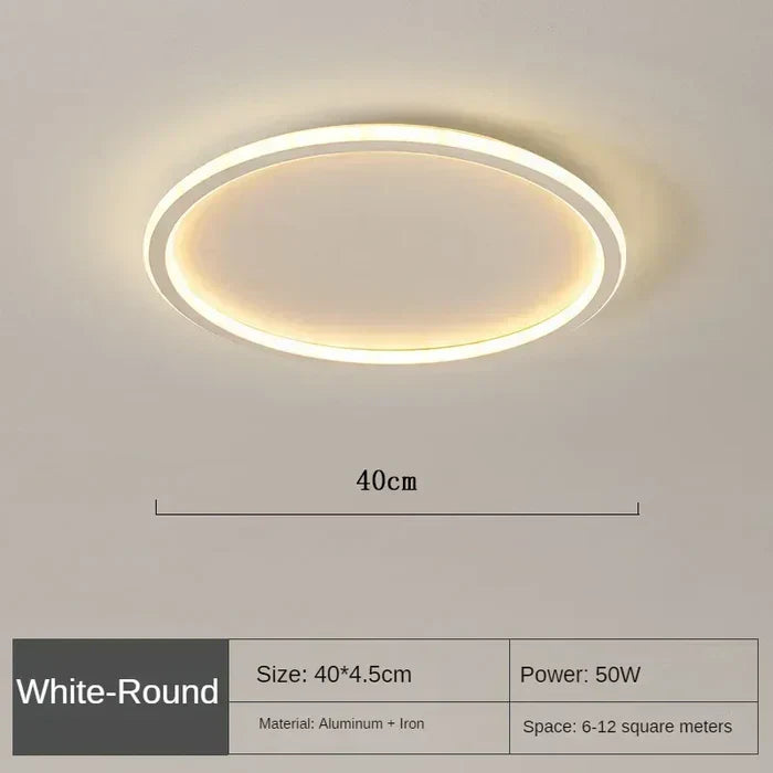 BowLift | Scandinavian Round Ceiling Lamp - AuroraSphere