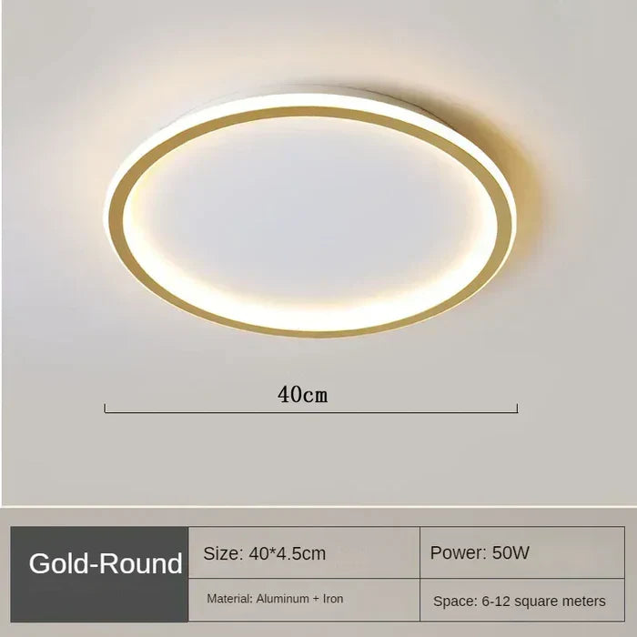 BowLift | Scandinavian Round Ceiling Lamp - AuroraSphere