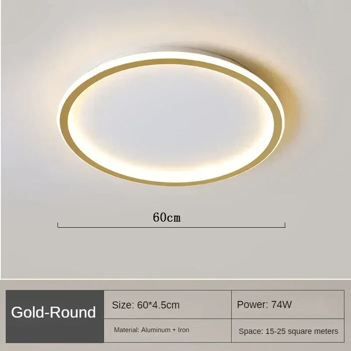 BowLift | Scandinavian Round Ceiling Lamp - AuroraSphere