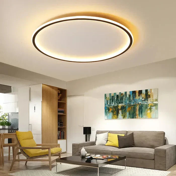 BowLift | Scandinavian Round Ceiling Lamp - AuroraSphere