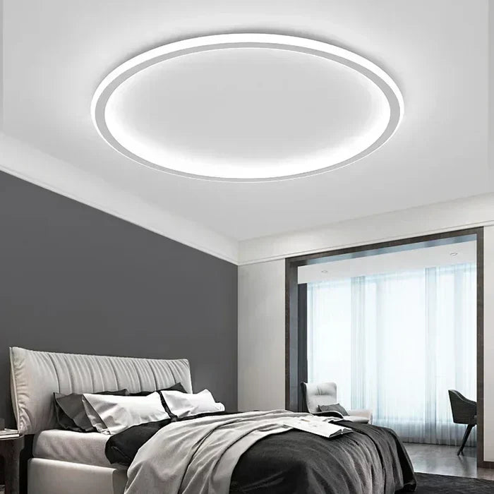BowLift | Scandinavian Round Ceiling Lamp - AuroraSphere