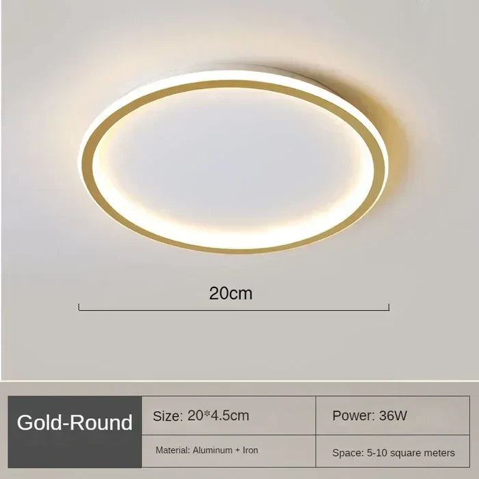 BowLift | Scandinavian Round Ceiling Lamp - AuroraSphere