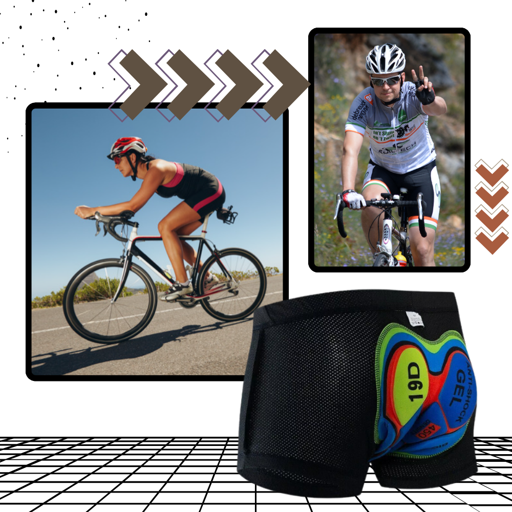 BowLift | Short cycling shorts with integrated padding, ultra comfortable and seamless!