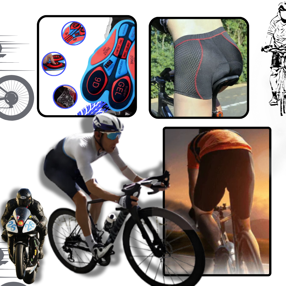 BowLift | Short cycling shorts with integrated padding, ultra comfortable and seamless!