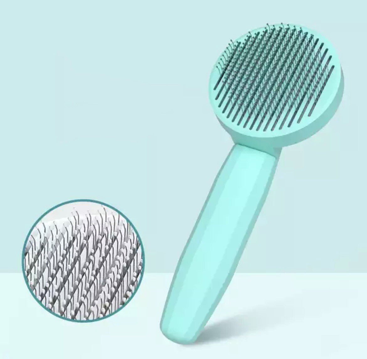 BowLift | GROOMCLICK – Self-Cleaning Cat Brush for Gentle Grooming & Less Shedding