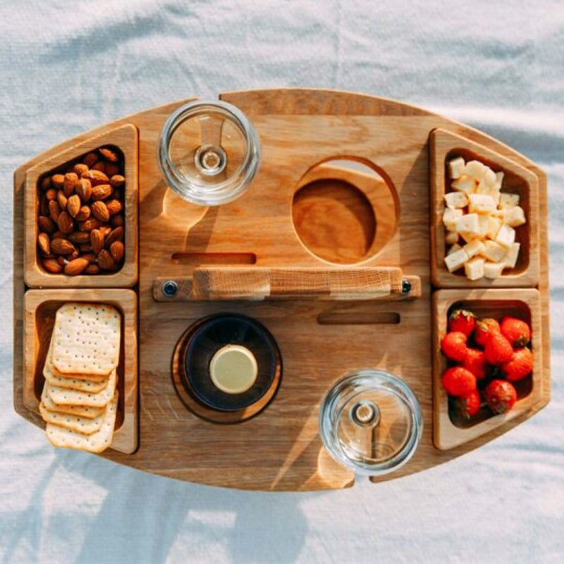 BowLift | Elegant wooden wine tray Perfect for any occasion