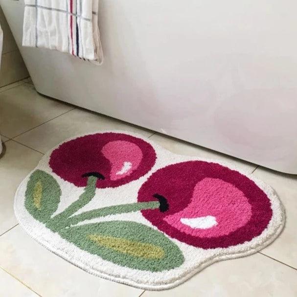 BowLift | BowLift Cherry tufted bath mat