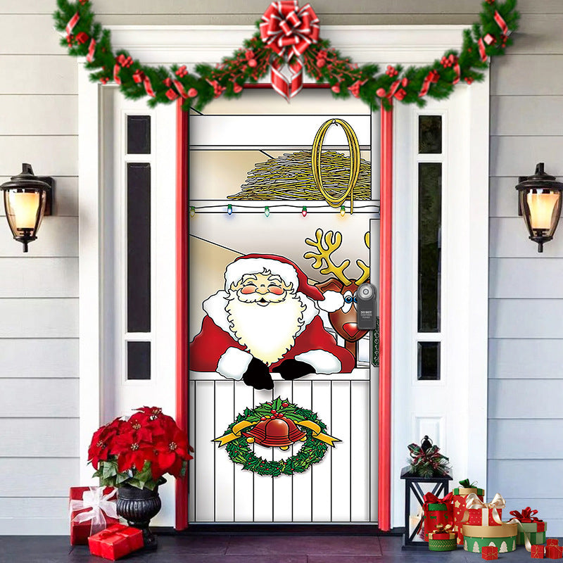 BowLift | Nightmare Before Christmas Outdoor Decorations Props Christmas Elves Door Cover