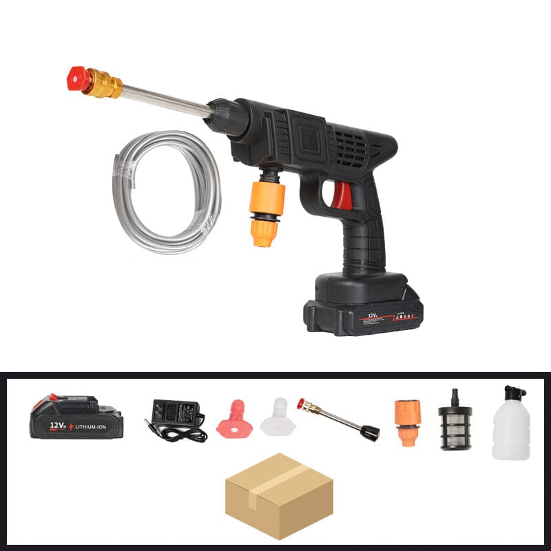 BowLift | Cordless Portable High Pressure Spray Water Gun Set | Ideal for Cleaning Cars, Patios & Garden Furniture