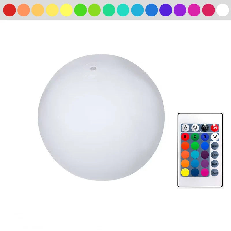 BowLift | Pool Decoration LED Light 16 Colors Glowing Beach Ball