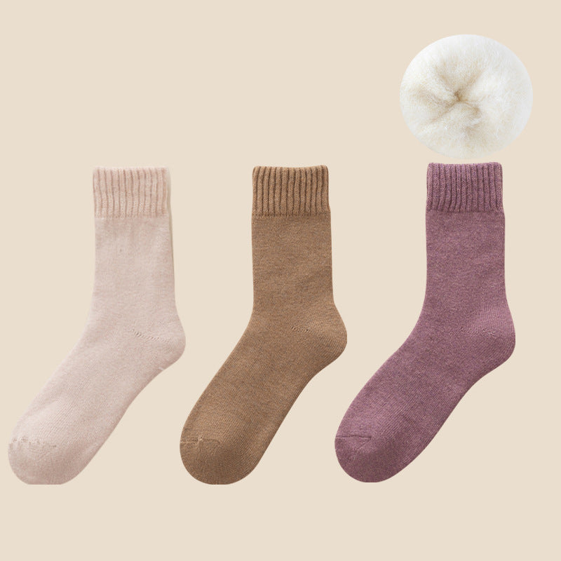 BowLift | Unisex Thermal Socks | Self-Heating Fleece Lining | Moisture-Wicking | 3-Pair Set