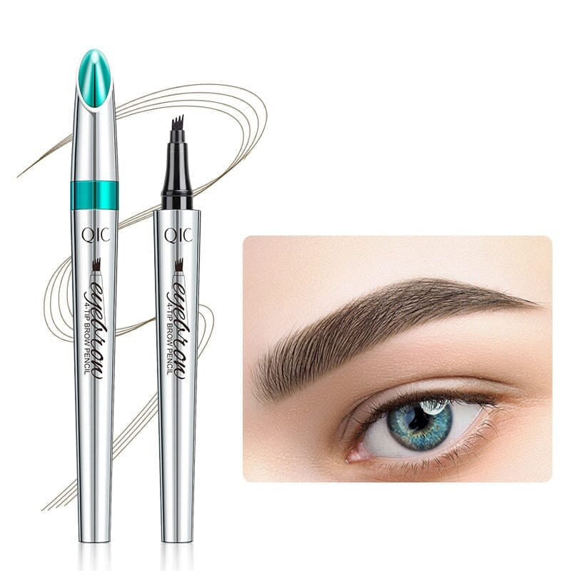 BowLift | Waterproof 3D Microblading Eyebrow Pencil with 4 Fork Tips