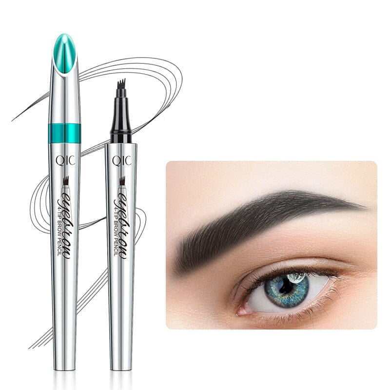 BowLift | Waterproof 3D Microblading Eyebrow Pencil with 4 Fork Tips