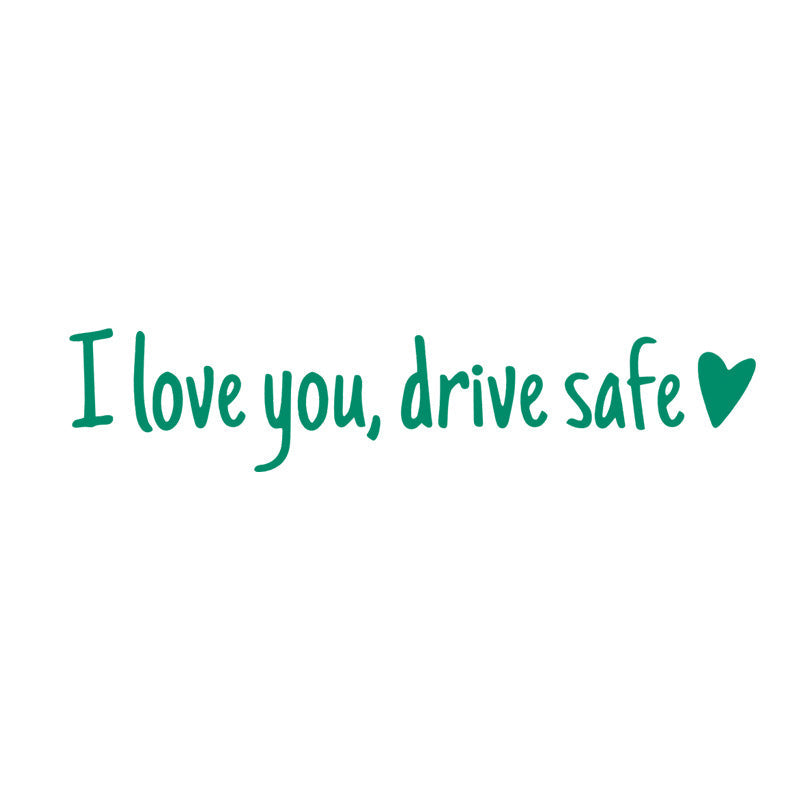 BowLift | I Love You Driving Safe Mirror Sticker