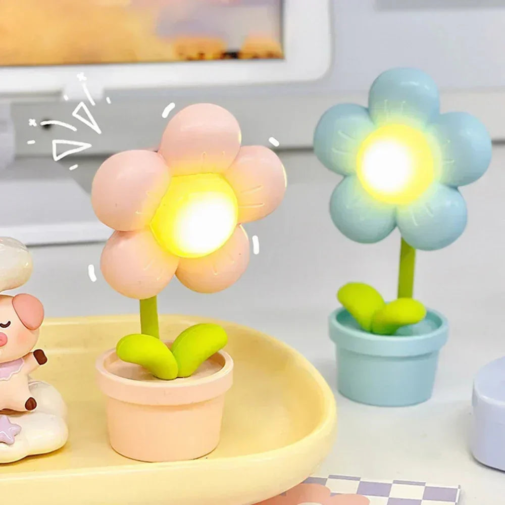 BowLift | Small Flower Relaxing Table Lamp - BlossomGlow