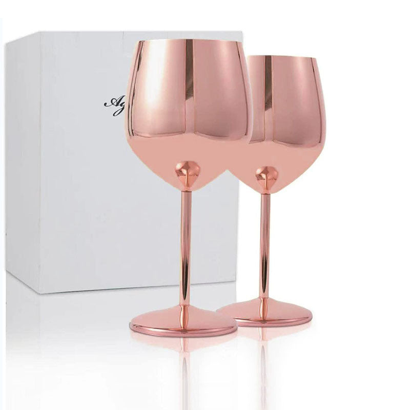 BowLift | 500ml Stainless Steel Wine Glasses