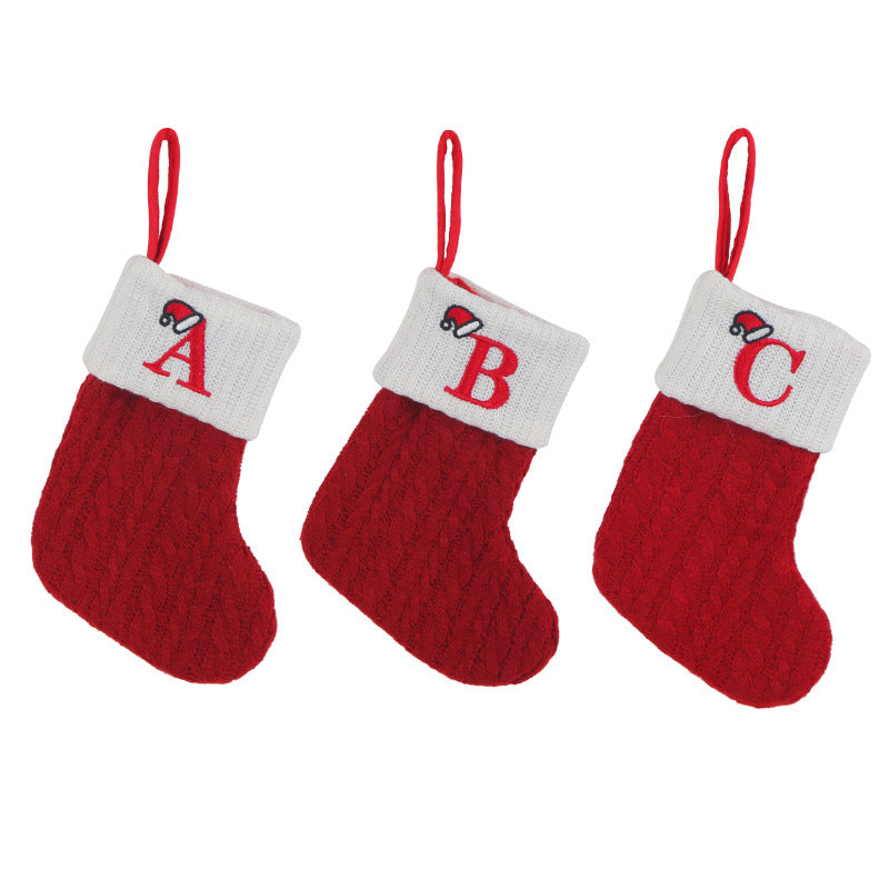 BowLift | Cozy Knit Socks, Embroidered Candy Gift Bag, Letter Christmas Stocking - Perfect for the Little Ones!