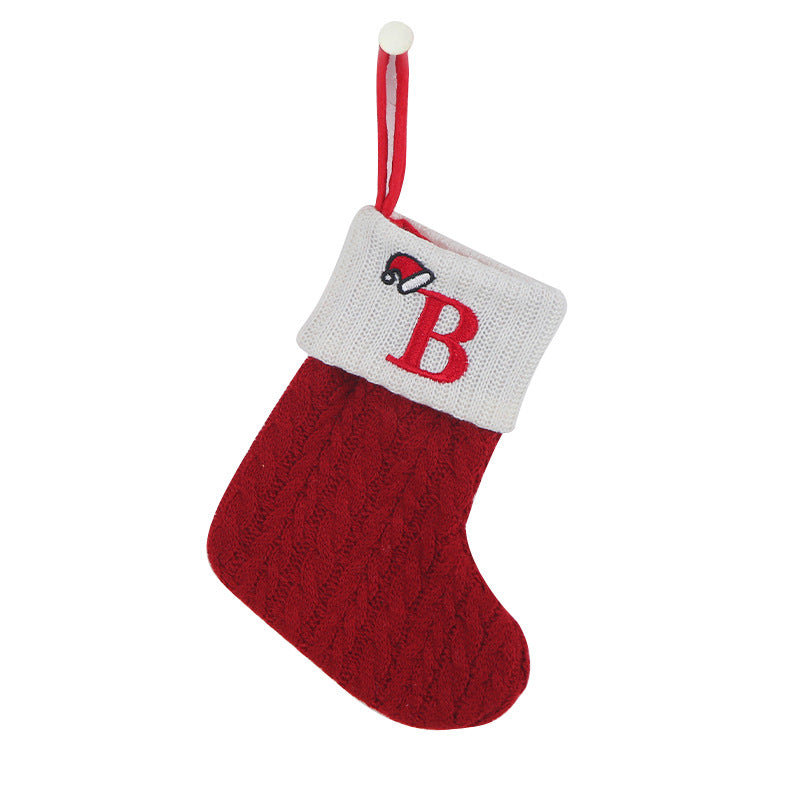 BowLift | Cozy Knit Socks, Embroidered Candy Gift Bag, Letter Christmas Stocking - Perfect for the Little Ones!