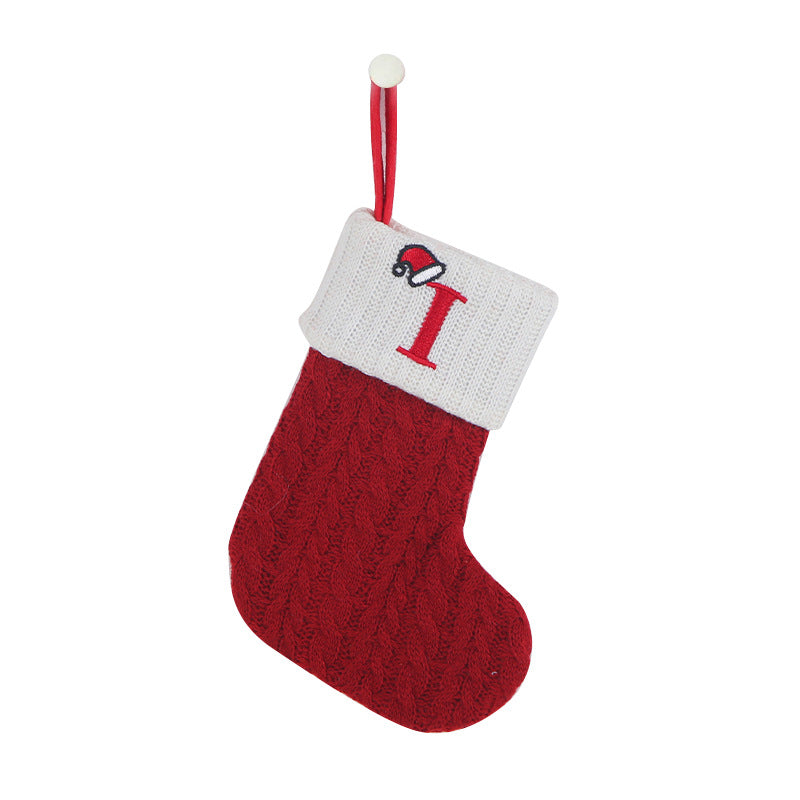 BowLift | Cozy Knit Socks, Embroidered Candy Gift Bag, Letter Christmas Stocking - Perfect for the Little Ones!