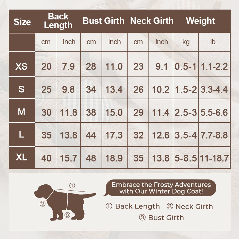 BowLift | Cozy dog coat with D-rings