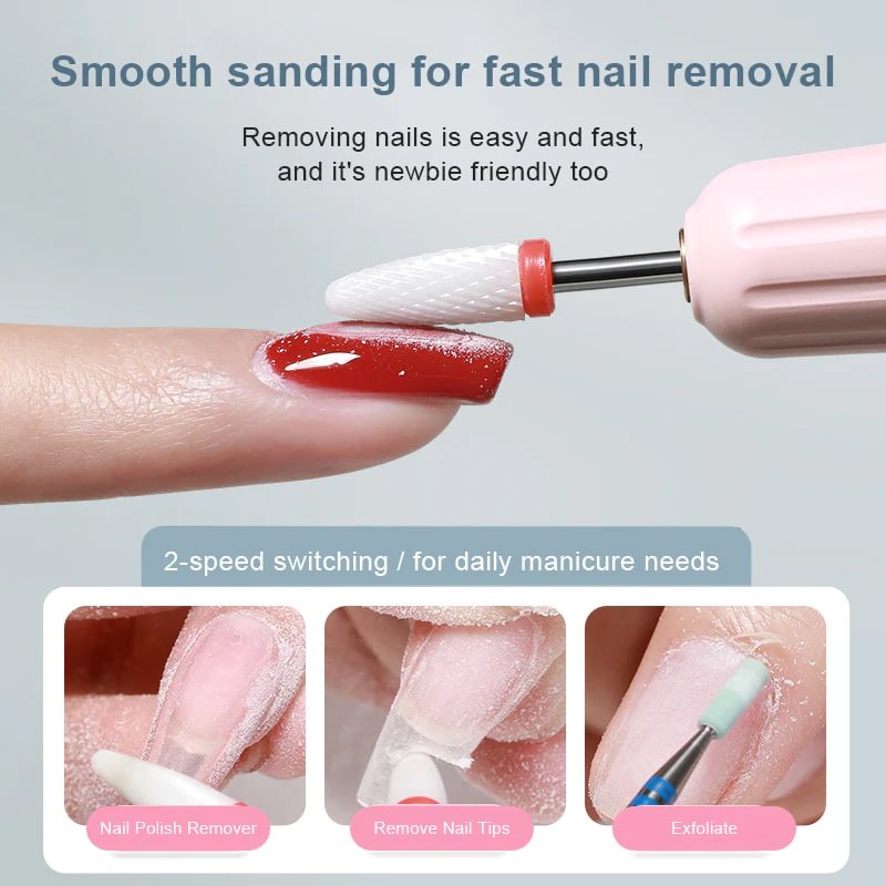 BowLift | 2 IN 1 GRINDING AND MANICURE TOOL WITH LED LIGHT