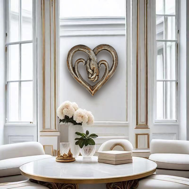 BowLift | Resin Grape Vine Heart Shaped Handprint Ornament