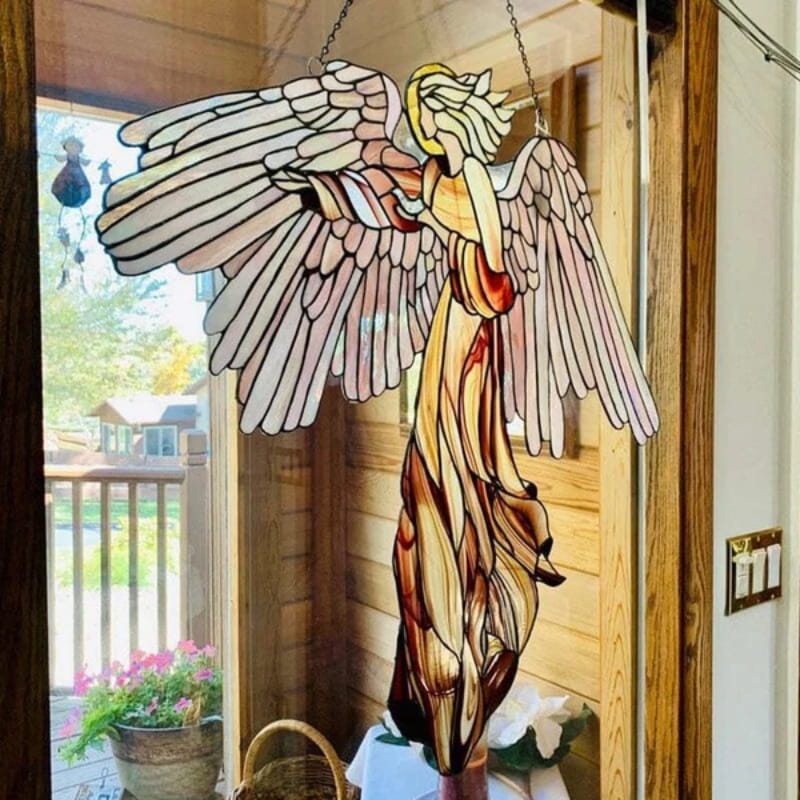 BowLift | Elegant guardian angel decoration in acrylic for the garden