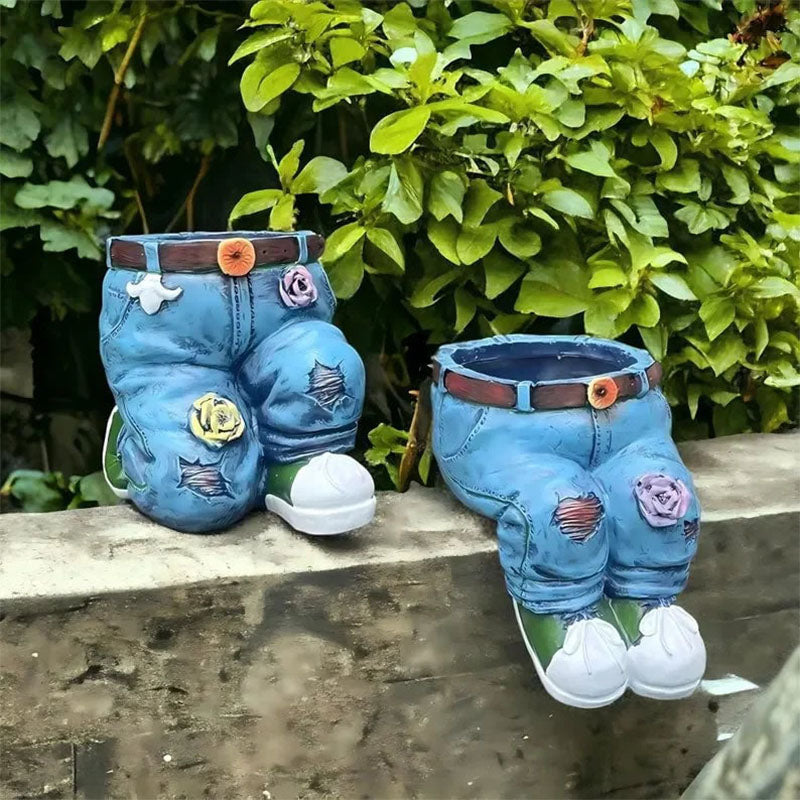 BowLift | Creative 3D jeans-shaped flower pot