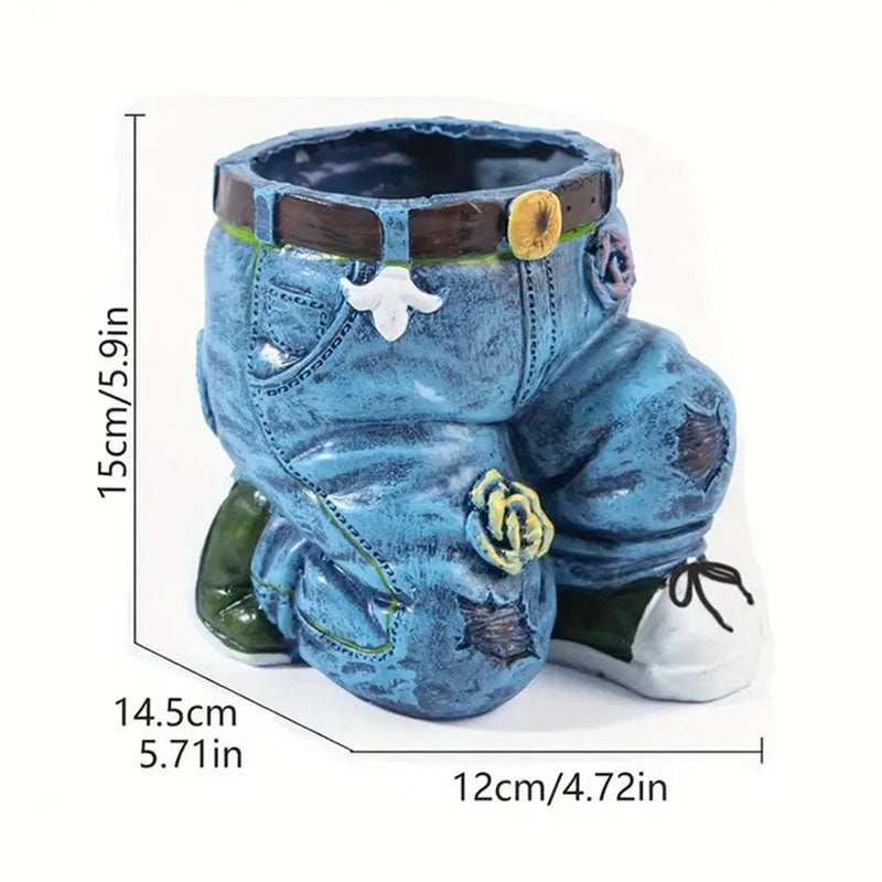 BowLift | Creative 3D jeans-shaped flower pot