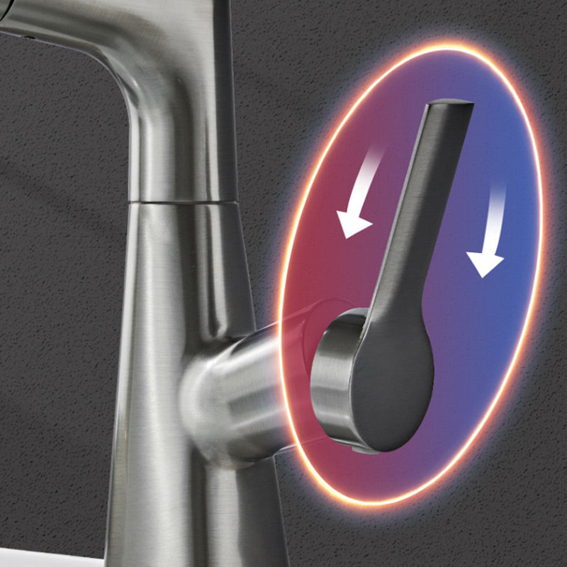 BowLift | 1-Hole Sink Mixer with Pull-Out Spray Head
