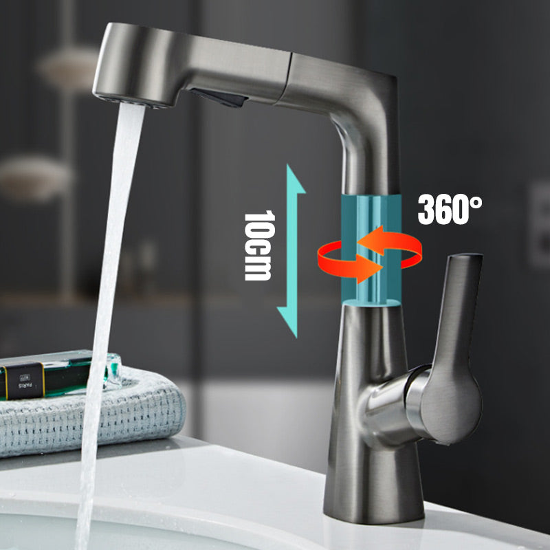 BowLift | 1-Hole Sink Mixer with Pull-Out Spray Head