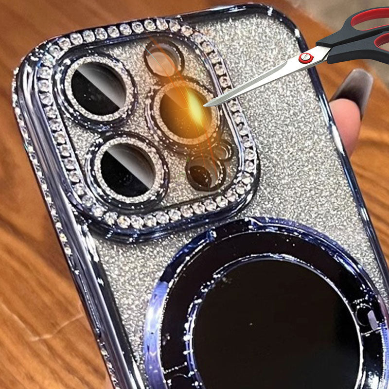 BowLift | Phone Case with Mirror Magnetic Stand Glitter