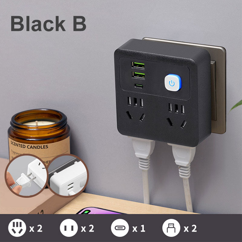BowLift | 2-pack multifunctional socket converter with night light
