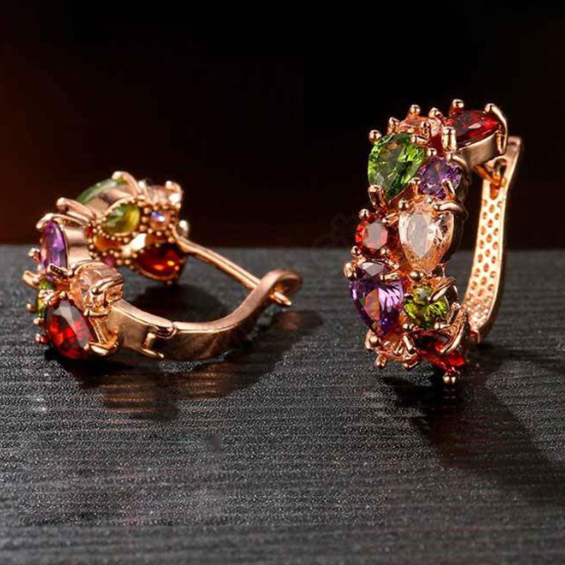 BowLift | Earrings, bracelets, necklaces or rings with colored zircon for women